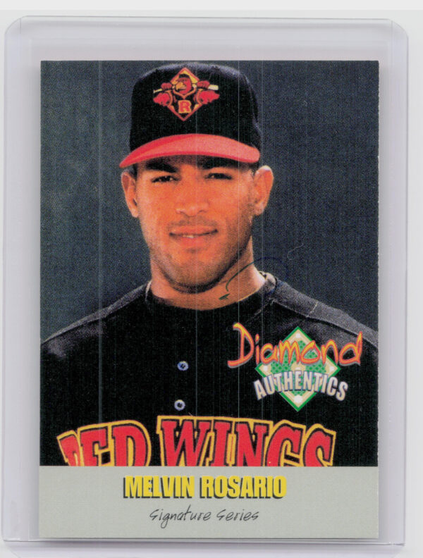 2000 Diamond Authentics Autographs Melvin Rosario AU SN3250 #5 Wings