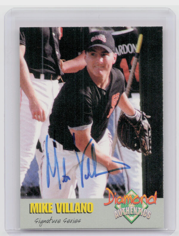 2000 Diamond Authentics Autographs Mike Villano AU SN3250 #24 Cannons
