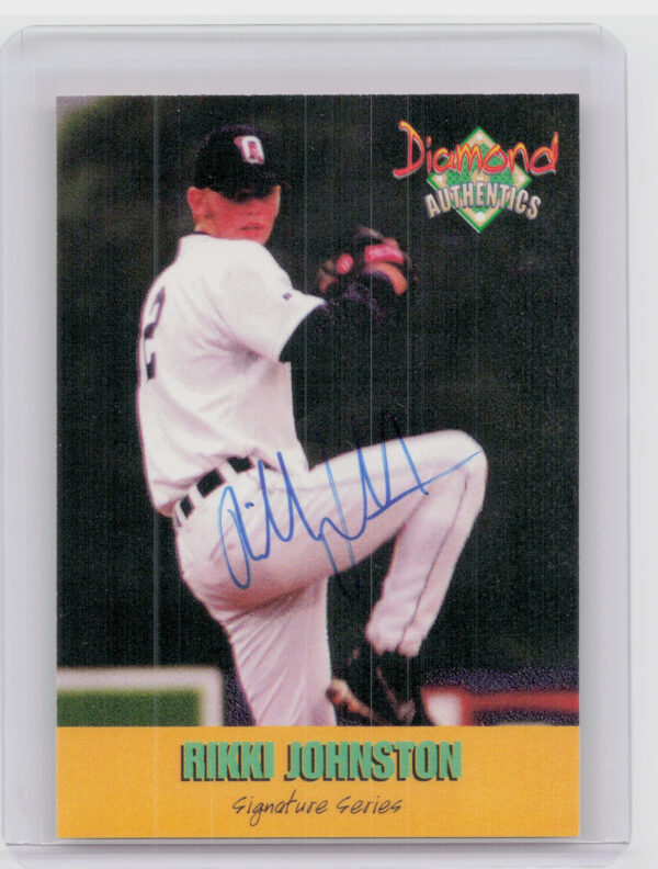 2000 Diamond Authentics Autographs Rikki Johnston AU SN3250 #27 Tigers