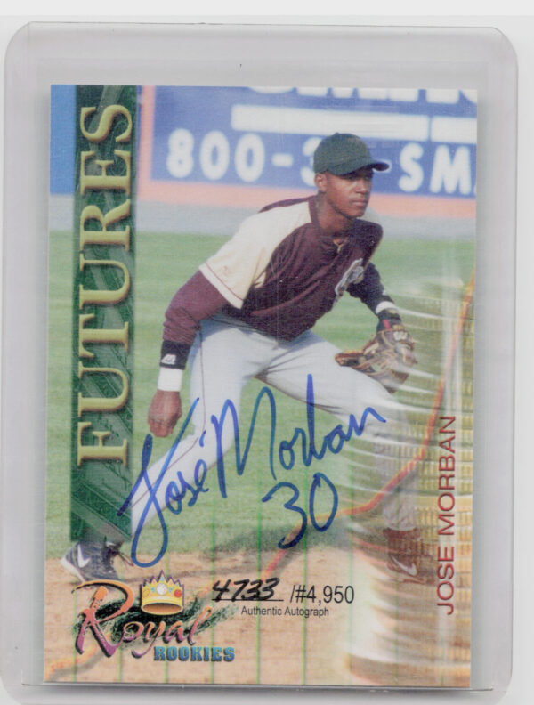 2000 Royal Rookies Futures Jose Morban AU SN4950 #8 Gnats Autographs