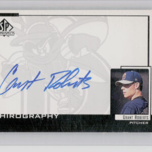 2000 SP Top Prospects Grant Roberts AU #GR Mets Chirography