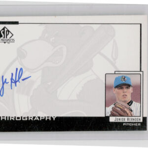 2000 SP Top Prospects Junior Herndon AU #JHE BayBears Chirography