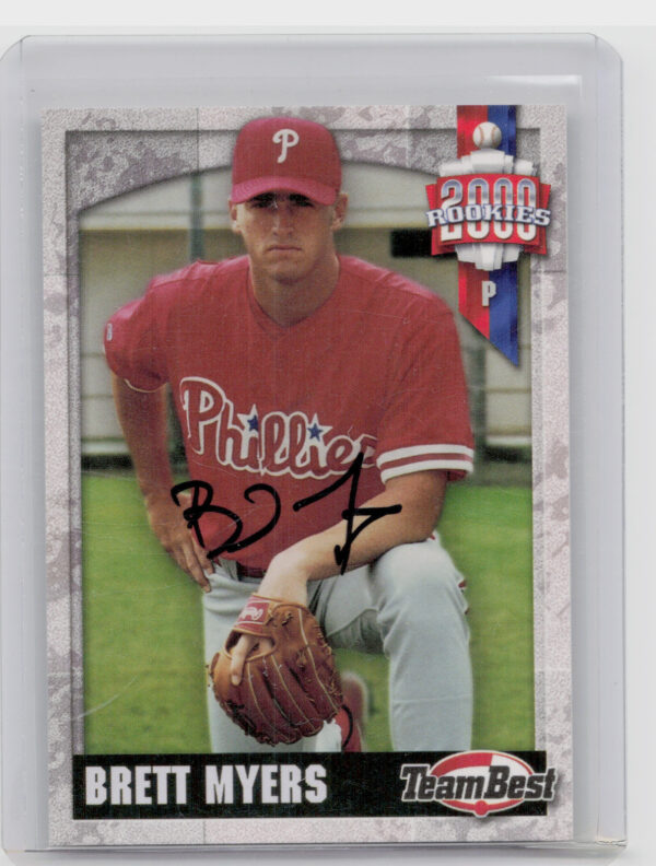 2000 Team Best Rookies Brett Myers AU #NNO Weevils Autographs