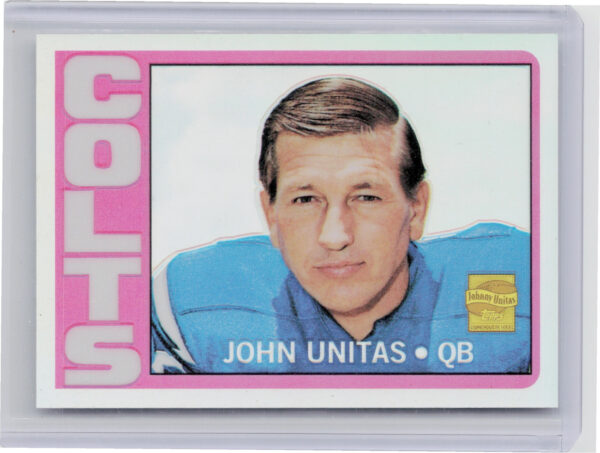 2000 Topps Chrome Johnny Unitas #R16 Colts Johnny Unitas Reprints Refractors