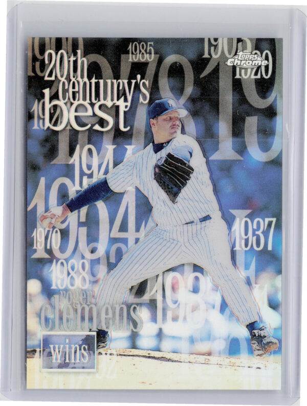 2000 Topps Chrome Roger Clemens Refractors #235 Yankees