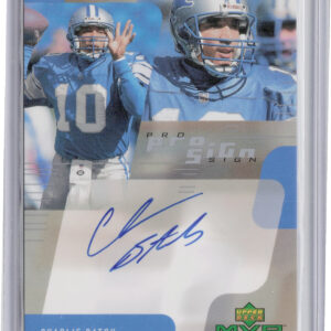 2000 Upper Deck MVP Charlie Batch AU #CB Lions ProSign