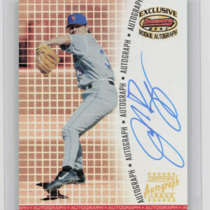 2001 Bowman's Best Jerrod Riggan AU #BBEA-JR Mets Exclusive Autographs