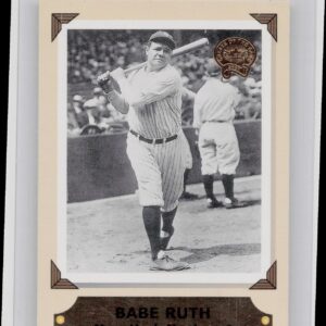 2001 Fleer Greats of the Game Babe Ruth #1 RC Yankees Retrospection Collection