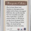 2001 Fleer Greats of the Game Cy Young #7 RC Pilgrims Retrospection Collection - Image 3