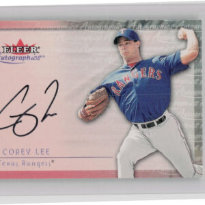 2001 Fleer Premium Corey Lee AU #NNO Rangers Autographics