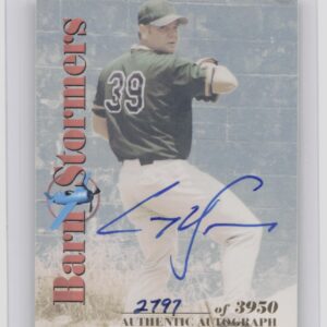 2001 Royal Rookies Throwbacks Corey Spencer Auto /3950 #B3 Sox Barnstormers Aut