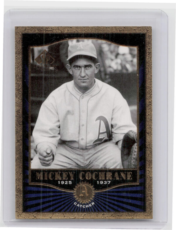 2001 SP Legendary Cuts Mickey Cochrane #3 Athletics