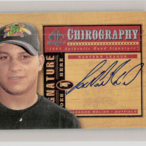 2001 SP Top Prospects Jackson Melian AU #JMe Navigators Chirography