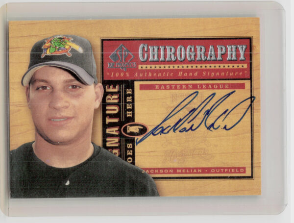 2001 SP Top Prospects Jackson Melian AU #JMe Navigators Chirography