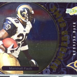 2001 Score Marshall Faulk /1359 #NG-2 Rams Numbers Game