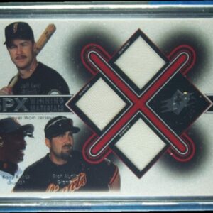 2001 Upper Deck Rookie Update Jeff Kent / Barry Bonds / Rich Aurilia #KBA Giants