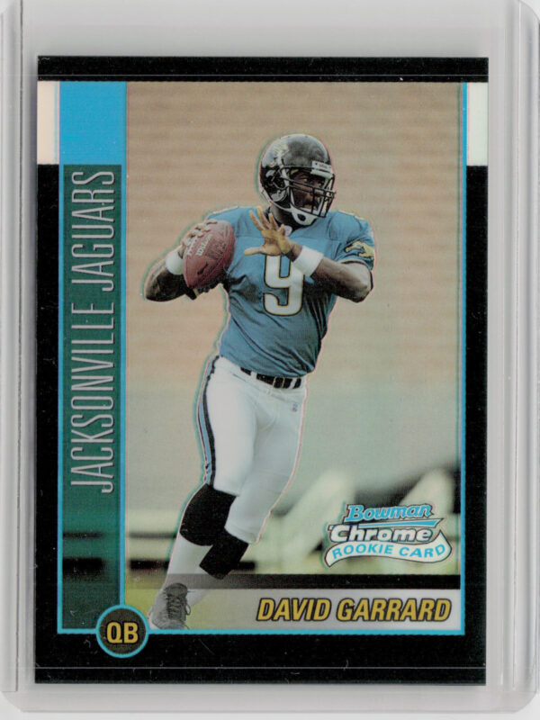 2002 Bowman Chrome David Garrard Refractors SN500 #116 Jaguars