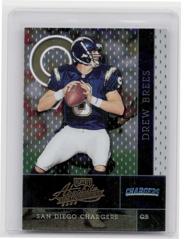 2002 Playoff Absolute Memorabilia Drew Brees #41 Chargers