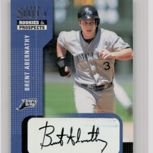 2002 Select Rookies & Prospects Brent Abernathy AU #13 Rays