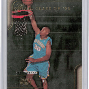 2003-04 Fleer Authentix David West Club Box SN100 #114 Hornets