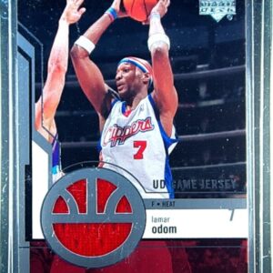 2003-04 Upper Deck Lamar Odom JSY #GJ14 Heat UD Game Jerseys