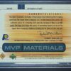 2003-04 Upper Deck MVP Jermaine O'Neal JSY #JO-SS Pacers Materials Shirts - Image 3