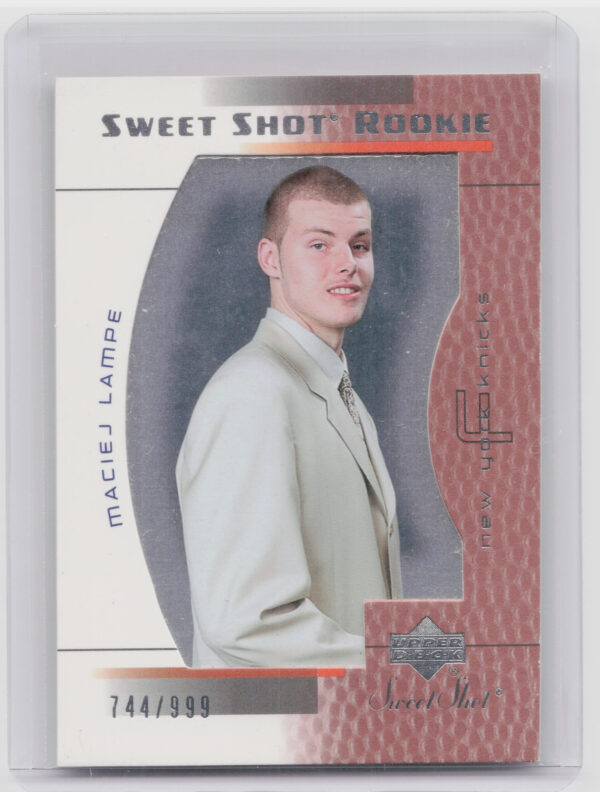 2003-04 Upper Deck Sweet Shot Maciej Lampe RC SN999 #124 Knicks