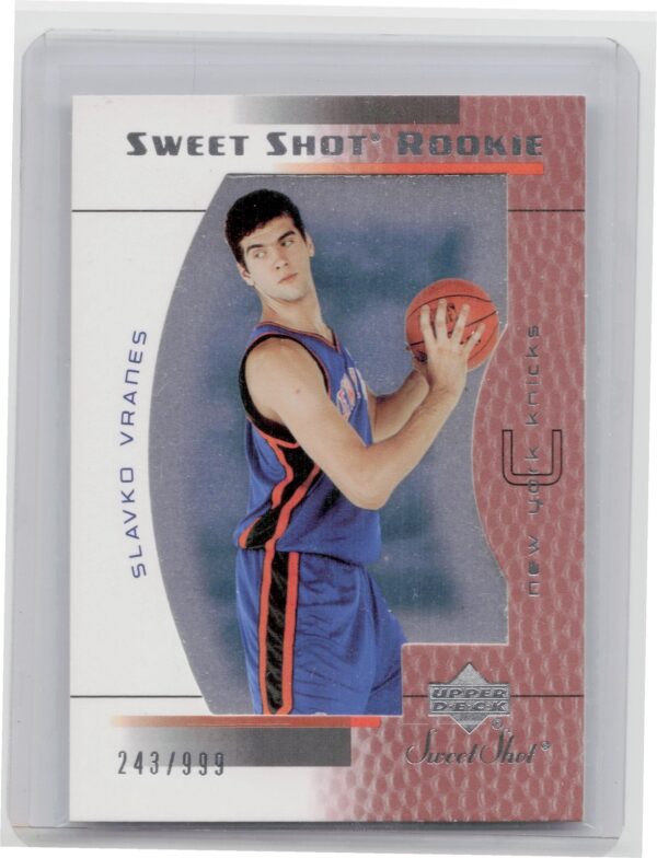 2003-04 Upper Deck Sweet Shot Slavko Vranes RC SN999 #128 Knicks