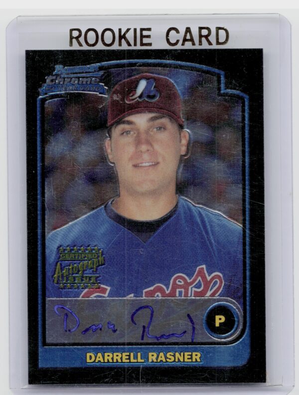 2003 Bowman Chrome Darrell Rasner AU RC #350 Expos