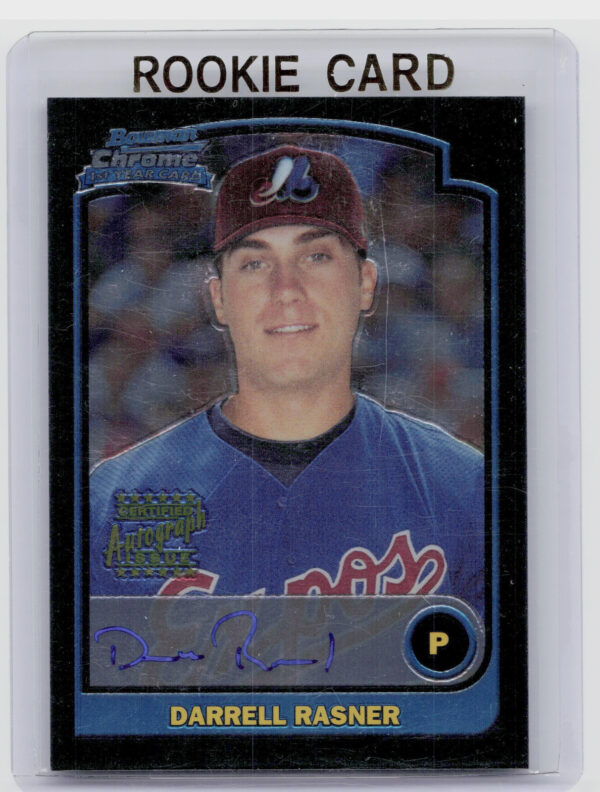2003 Bowman Chrome Darrell Rasner AU RC #350 Expos
