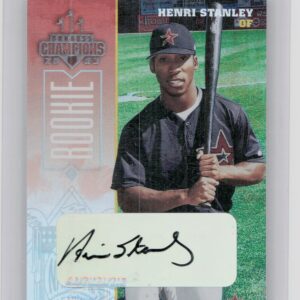 2003 Donruss Champions Henri Stanley AU SN390 #113 Astros Autographs