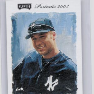 2003 Playoff Portraits Derek Jeter #5 Yankees