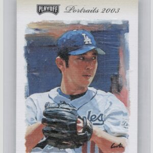 2003 Playoff Portraits Hideo Nomo Beige SN250 #17 Dodgers