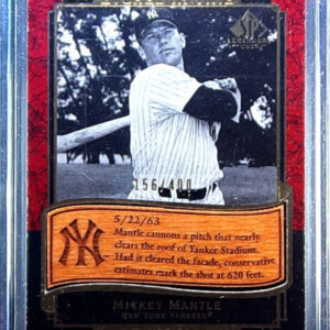2003 SP Legendary Cuts Mickey Mantle SN400 #ET-MM Yankees Etched in Time 400
