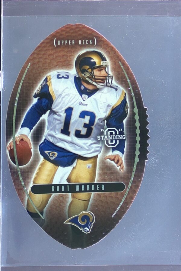 2003 Upper Deck Standing O Kurt Warner Die Cuts #13 Rams