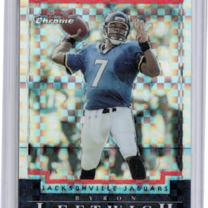 2004 Bowman Chrome Byron Leftwich Xfractors SN250 #62 Jaguars