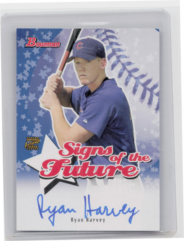 2004 Bowman Ryan Harvey AU #SOF-RH Cubs Signs of the Future
