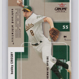 2004 Fleer Genuine Insider Bobby Crosby SN799 #103 Athletics