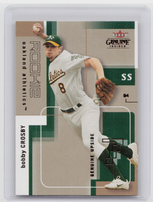 2004 Fleer Genuine Insider Bobby Crosby SN799 #103 Athletics