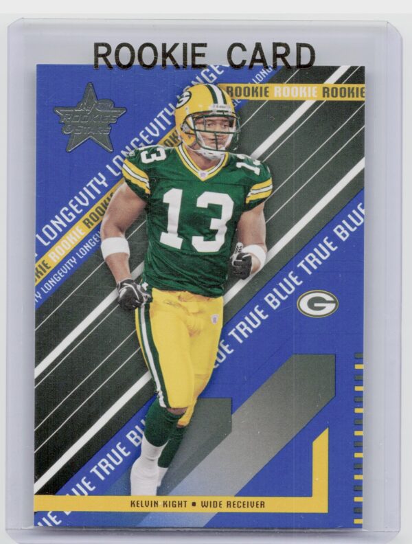 2004 Leaf Rookies & Stars Kelvin Kight Longevity True Blue /75 #133 Packers