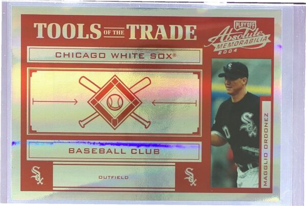2004 Playoff Absolute Memorabilia Magglio Ordonez /100 #TT-84 Tools of the Trade