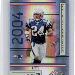 2004 Playoff Absolute Memorabilia Ty Law /1150 #85 Patriots