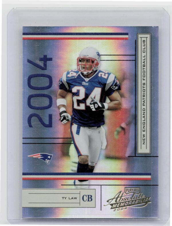 2004 Playoff Absolute Memorabilia Ty Law /1150 #85 Patriots