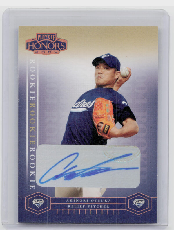 2004 Playoff Honors Akinori Otsuka AU SN100 #204 Padres Signature Bronze