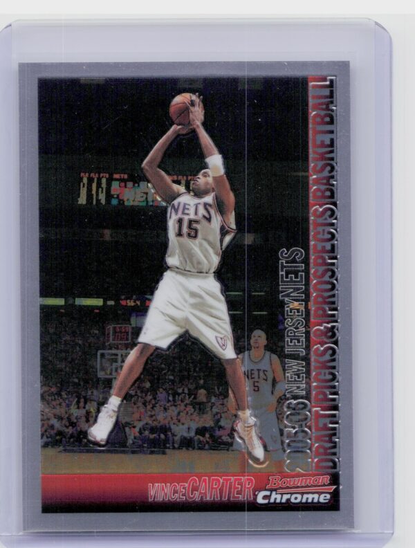 2005-06 Bowman Vince Carter Chrome #55 Nets