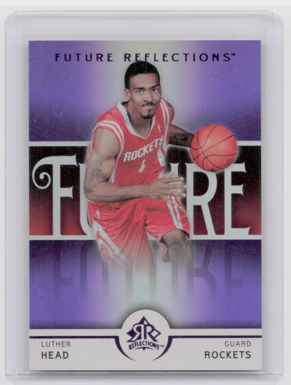 2005-06 Upper Deck Reflections Luther Head Purple SN250 #106 Rockets