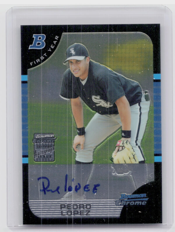 2005 Bowman Chrome Pedro Lopez AU RC #346 Sox