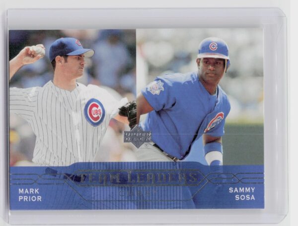 2005 Upper Deck Team Leaders Mark Prior / Sammy Sosa #266 Cubs