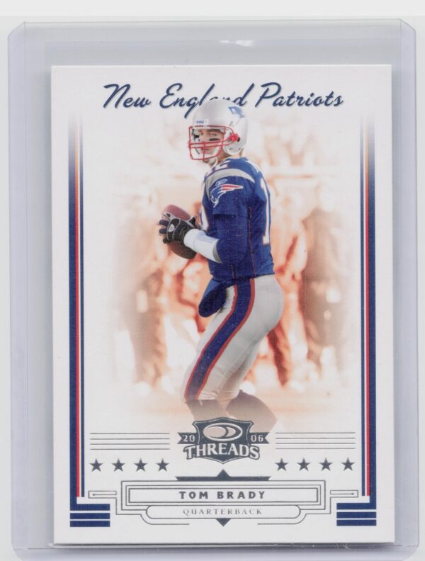 2006 Donruss Threads Tom Brady #63 Patriots