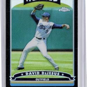 2006 Topps Chrome David DeJesus Black Refractors SN549 #109 Royals